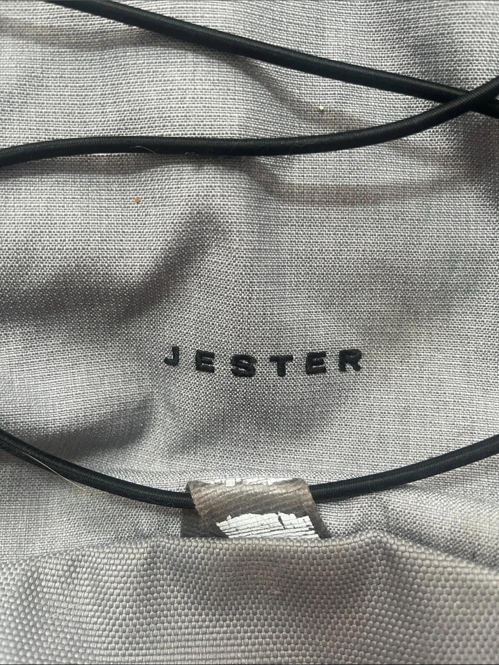 The North Face Jester Backpack - Light Gray with Black Bungee